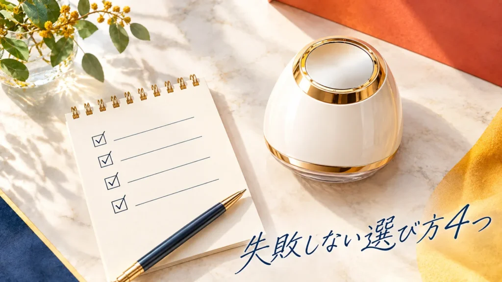 本当に効果のある美顔器の失敗しない選び方4つ