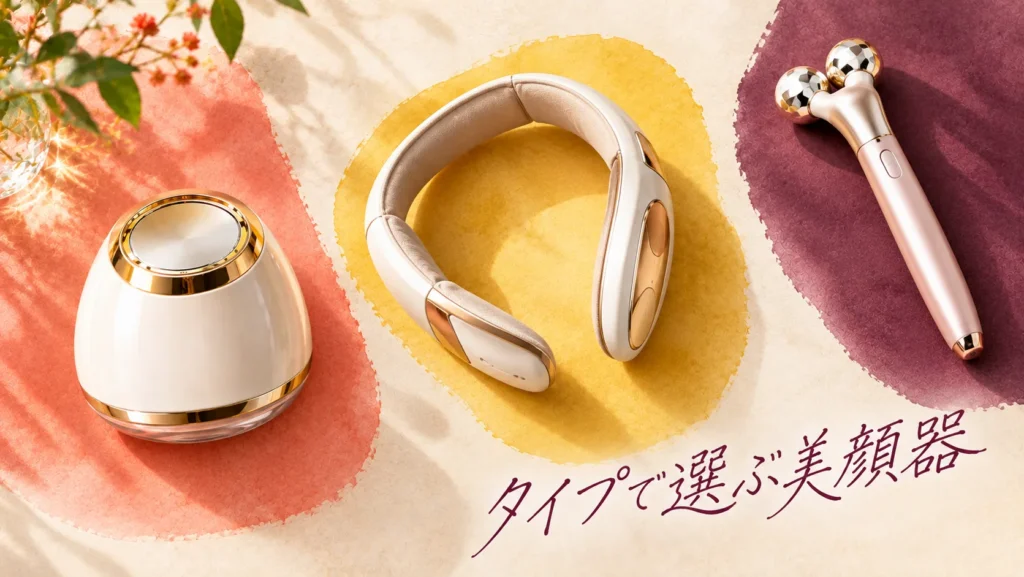 本当に効果のある美顔器のタイプ別の選び方